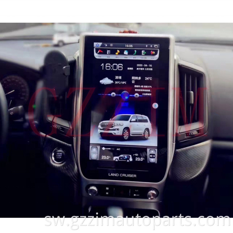Android Car Radio For Land Cruiser 2016-2020 Touch Screen GPS Navigation Multimedia CD/DVD Player